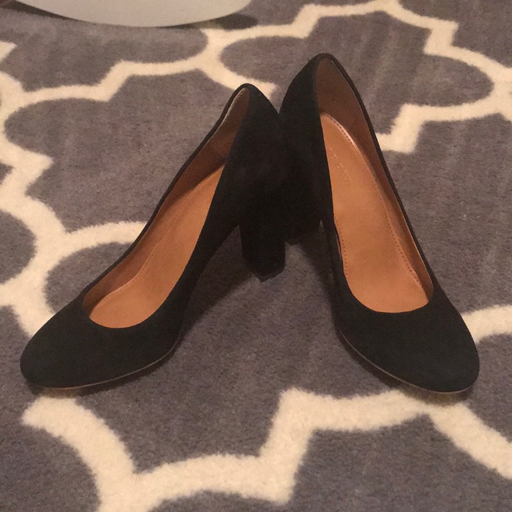 Jcrew factory velvet pumps